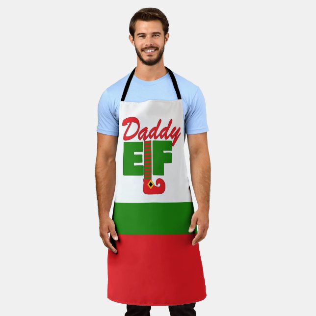 Daddy Elf  Apron (Worn)