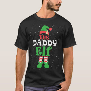 Daddy Elf Family Matching Group Christmas Dad Men T-Shirt