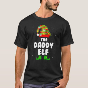 Daddy Elf Family Matching Group Christmas Outfits  T-Shirt
