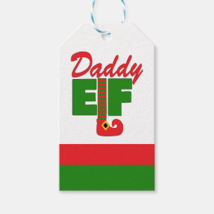 Daddy Elf Gift Tags