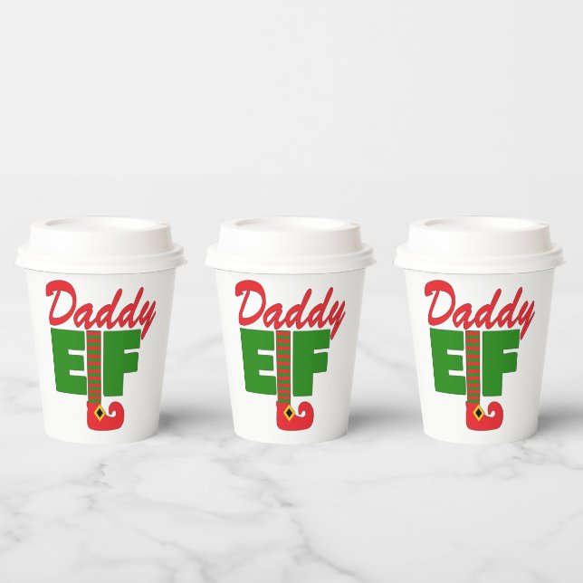 Daddy Elf  Paper Cups (Multi)
