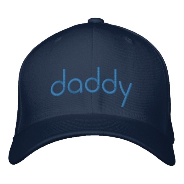 Daddy - Embroidery Embroidered Hat (Front)