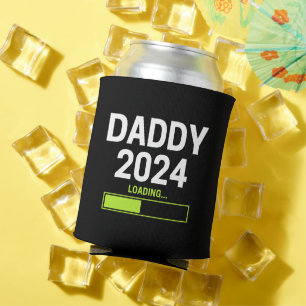 Daddy Est 2024 Loading Soon to Be Dad Announcement Can Cooler