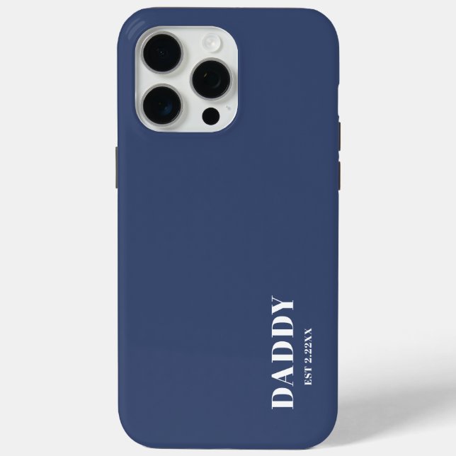 Daddy Est custom  Blue iPhone / iPad case (Back)