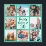 Daddy fantastic at 30 birthday photo magnetic card<br><div class="desc">👉 Put a smile on a face with this awesome 30th birthday Dad photo collage magnetic card! - Simply click to personalise this design 🔥 My promises - This design is unique and is designed with you in mind 🙏 Thank you for supporting my small business - If you would...</div>