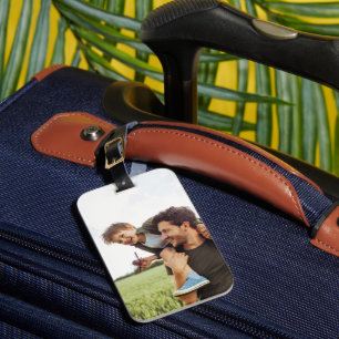 Daddy Father Dad Personalized Full Photo Gift Luggage Tag