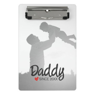 Daddy, first fathers day, first happy father mini clipboard