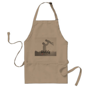 Daddy, first fathers day, first happy father standard apron