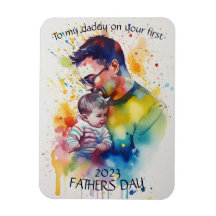 daddy first fathers day special event card