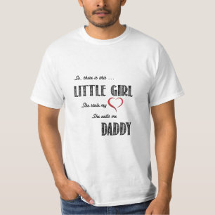 Daddy from Daughter Valentine Tshirt