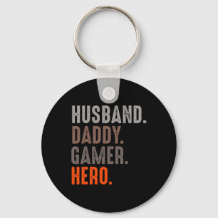 Daddy Gamer Hero - Esport Lover - Video Game Key Ring