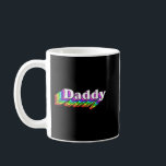 Daddy, Gay Daddy Bear, Retro LGBT Rainbow, LGBTQ P Coffee Mug<br><div class="desc">Daddy, Gay Daddy Bear, Retro LGBT Rainbow, LGBTQ Pride</div>