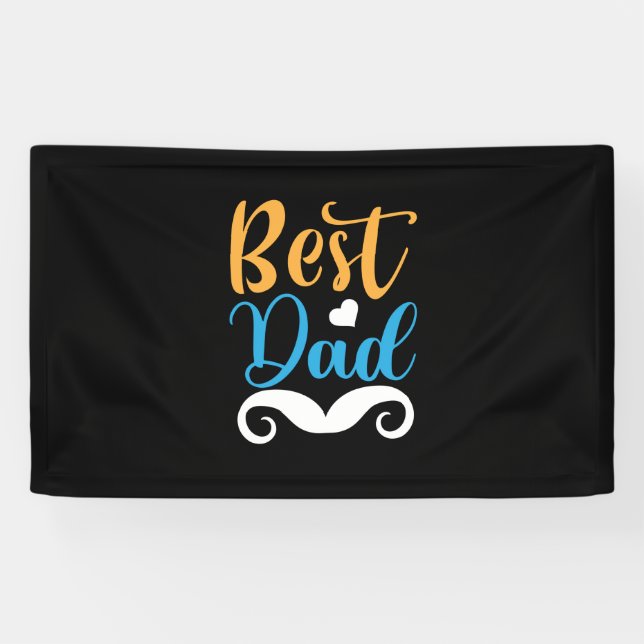 Daddy Gift Best Dad Banner (Horizontal)