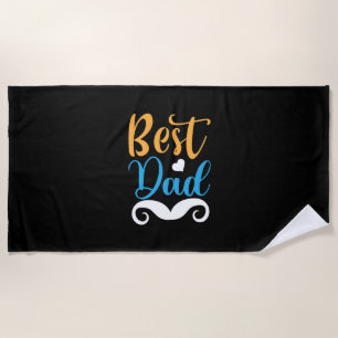 Daddy Gift Best Dad Beach Towel