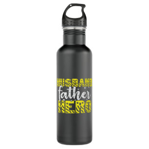 Daddy Gift Husband Father Hero 710 Ml Water Bottle