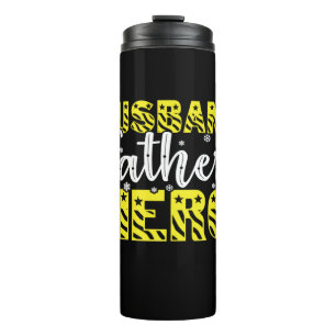 Daddy Gift Husband Father Hero Thermal Tumbler