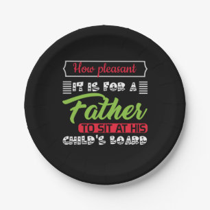Daddy Gift It Is For A Father Paper Plate