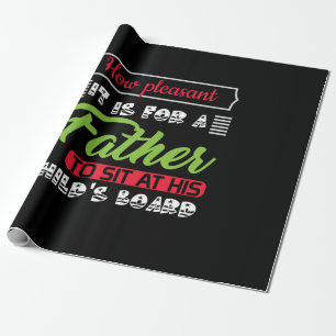 Daddy Gift It Is For A Father Wrapping Paper