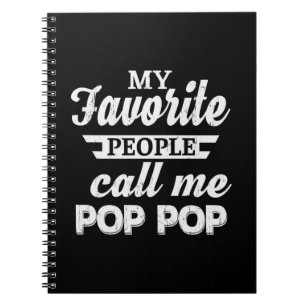 Daddy Gift My Favorite People Call Me Papa Notebook