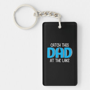 Daddy Gift This Dad At The Lake Key Ring