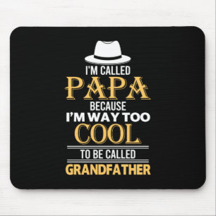 Daddy Gift To Be Called Grandfather Mouse Mat