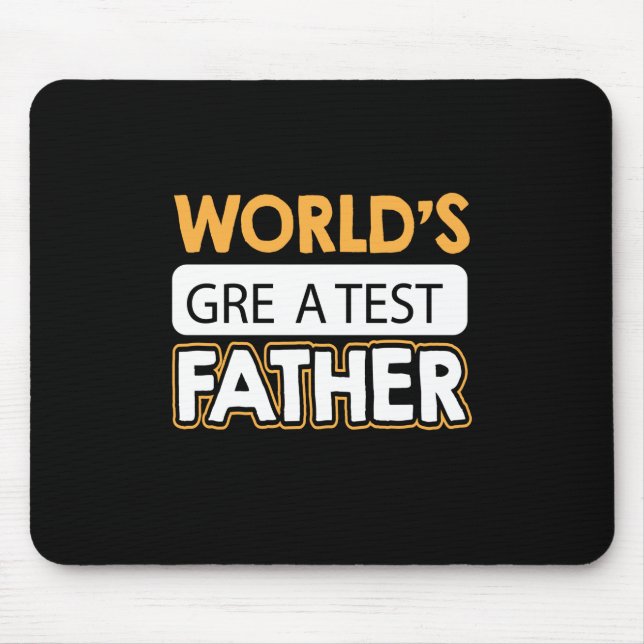 Daddy Gift World's Greatest Father Mouse Mat (Front)