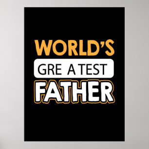 Daddy Gift World's Greatest Father Poster