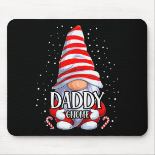 Daddy Gnome Christmas Pajamas Matching Family Grou Mouse Mat