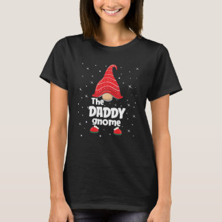 Daddy Gnome Family Matching Christmas Funny Gift T-Shirt