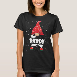 Daddy Gnome Family Matching Christmas Funny Pajama T-Shirt