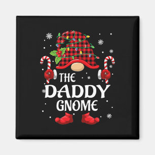 Daddy Gnome Matching Christmas Pjs For Family Magnet