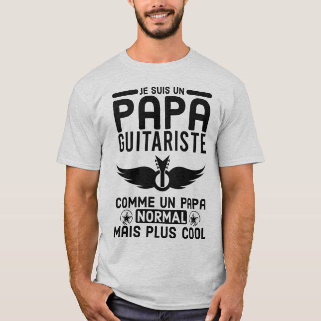 Daddy guitarist T-Shirt (Front)