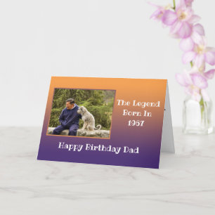 Daddy Happy Birthday Any Year Photo Template Kids