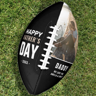 Daddy Happy Father`s Day Family Photo American Football