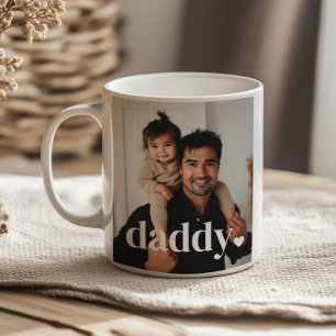 Daddy Heart - First Father's Day Photo Coffee Mug