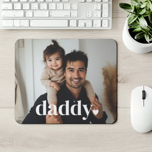 Daddy Heart - First Father's Day Photo  Mouse Mat