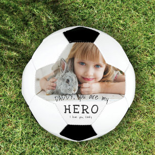 Daddy Hero Father Dad Family Photo Football