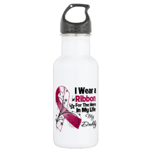 Daddy Hero in My Life Head Neck Cancer 532 Ml Water Bottle