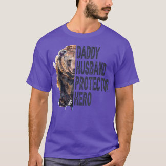 Daddy Husband Protector Hero  Father's Day  T-Shirt