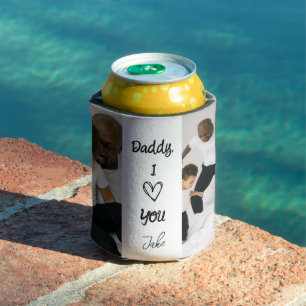 Daddy, I Love You   Personalized Photos Can Cooler