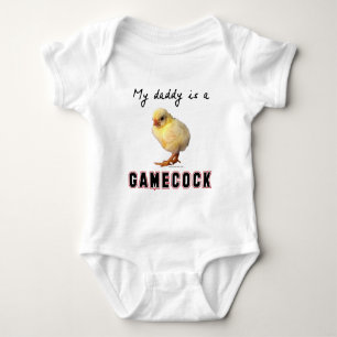 Daddy is a gamecock baby bodysuit