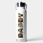 DADDY Letter Photo Collage Father's Day  Water Bottle<br><div class="desc">DADDY father's day 25 oz. water bottle personalised with 5 of your favourite photos which are displayed in the shape of the word DADDY with the words "Love you forever and always!"  Perfect for your dad!</div>