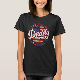 Daddy Like A Grandpa Only Cooler  Dad Papa Definit T-Shirt