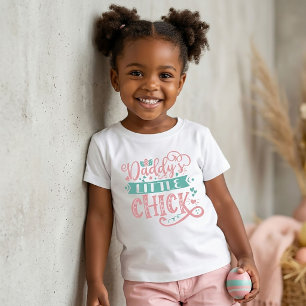 Daddy Little Chick Easter T-Shirt for Kids
