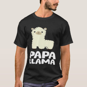 Daddy Llama Men Boys Llama Papa Llama T-Shirt