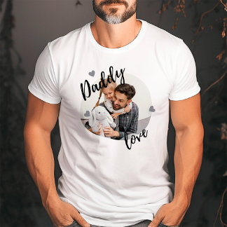 Daddy Love | Cute Photo Father's Day T-Shirt
