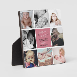'Daddy & Me' 1st Father's Day Photo Collage Plaque