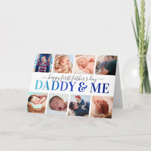 "Daddy & Me" First Father's Day Photo Card