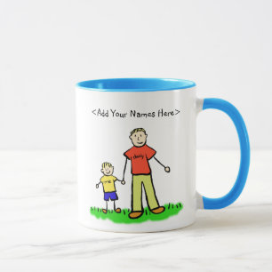 Daddy & Me Little Boy Mug (Custom Names)