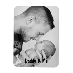 Daddy & Me Personalised Photo Father's Day Magnet